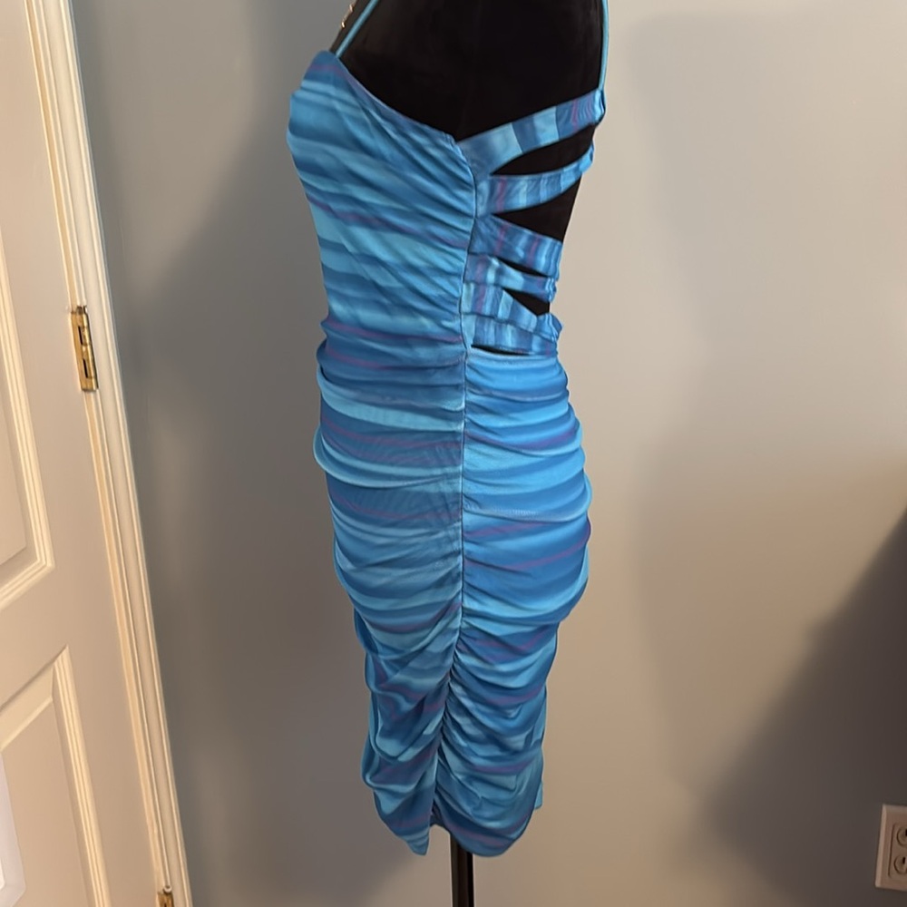 CLOSET CLEANOUT Ruched Mini Dress - Picture 3 of 7